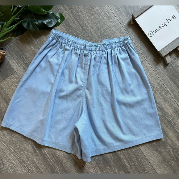 Vintage 70s 80s Flower Applique & Ribbon Embellished High Waisted Shorts. Size S - Picture 6 of 12